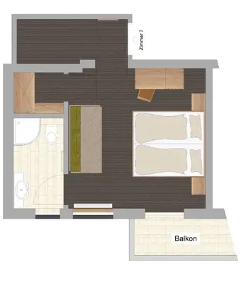 Grundriss der Unterkunft Edelweiss Apartments