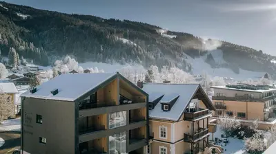 Ein allgemeiner Bergblick oder ein Berglick von der Ferienwohnung aus