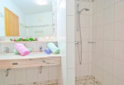 Ein Badezimmer in der Unterkunft Berggasthof Bliembauer