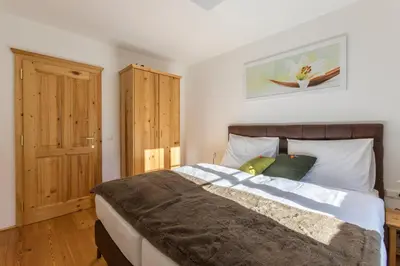 Ein Bett oder Betten in einem Zimmer der Unterkunft Appartement Hess Hinterstoder