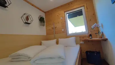Ein Bett oder Betten in einem Zimmer der Unterkunft Appartement Seggl 2
