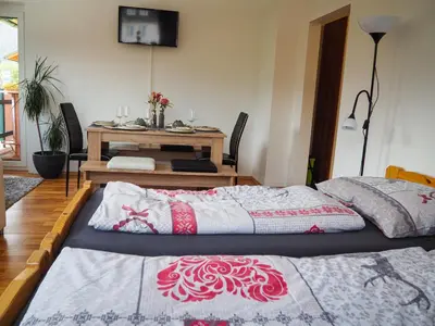 Ein Bett oder Betten in einem Zimmer der Unterkunft Appartement Ottl 2