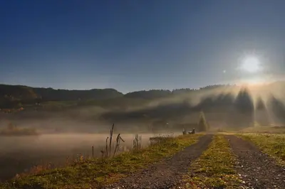 Naturlandschaft in der Nähe des Gasthauses