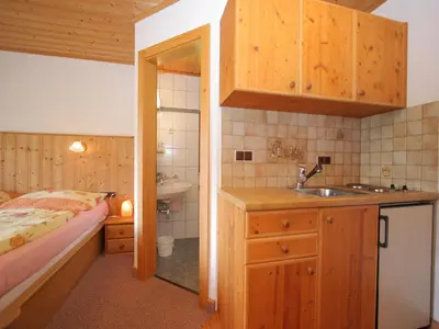 Küche/Küchenzeile in der Unterkunft Sauna-Apartment in Schladming