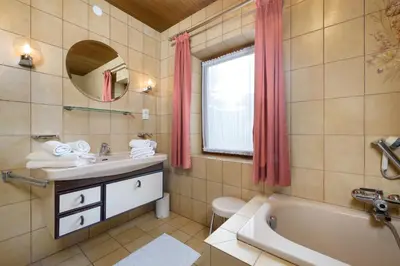 Ein Badezimmer in der Unterkunft Zur Oma Margret