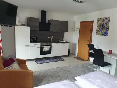 Küche/Küchenzeile in der Unterkunft Appartements Claudia