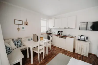 Küche/Küchenzeile in der Unterkunft EnjoyTheAlps - Appartements BARBARA
