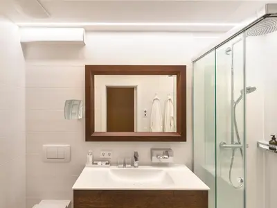 Ein Badezimmer in der Unterkunft Hotel Zinnkrügl