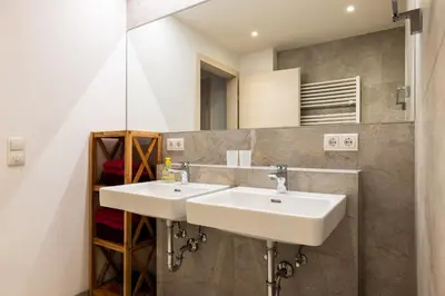Ein Badezimmer in der Unterkunft Appartements Sonnrain