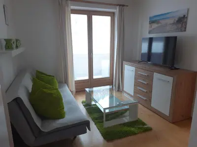 TV/Unterhaltungsangebot in der Unterkunft Ferienwohnung Schnell