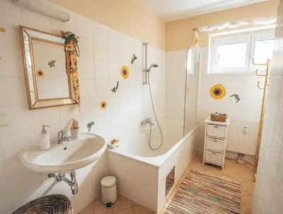 Ein Badezimmer in der Unterkunft Gästewohnung Sebastian