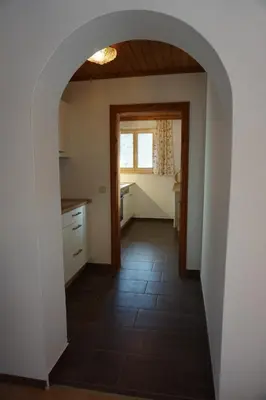 Ein Bett oder Betten in einem Zimmer der Unterkunft Ferienwohnung im Haus Maria