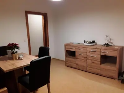 Küche/Küchenzeile in der Unterkunft Fischerhaus Sankt Wolfgang Appartement 2