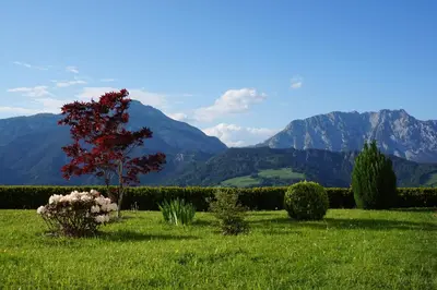 Naturlandschaft in der Nähe des Bauernhofs