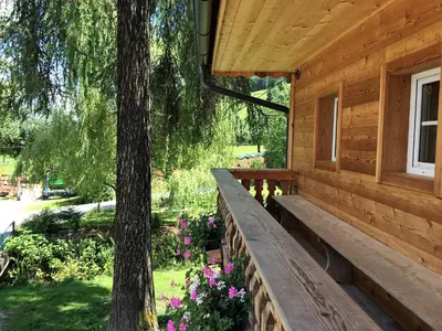 Ein Garten an der Unterkunft Müllnerhof