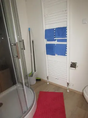 Ein Badezimmer in der Unterkunft Mobilheim Adler Horst