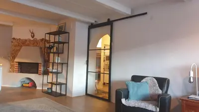 Ein Sitzbereich in der Unterkunft Pension Edelweiss, apartment Amsterdam 4-6 pers