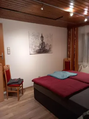 Ein Bett oder Betten in einem Zimmer der Unterkunft Landhaus-Königsberg, Vorberg 360 Ebengütlweg