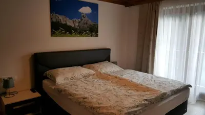 Ein Bett oder Betten in einem Zimmer der Unterkunft Appartement Leh