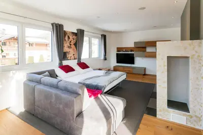 Küche/Küchenzeile in der Unterkunft Berg&Selig Apartment