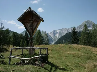 Naturlandschaft in der Nähe des Privatzimmers