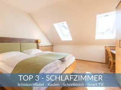 Ein Bett oder Betten in einem Zimmer der Unterkunft Heimathaus Dengg - Ferienwohnungen im Lungau - Ski & Wanderurlaub nahe Obertauern im Salzburger Land
