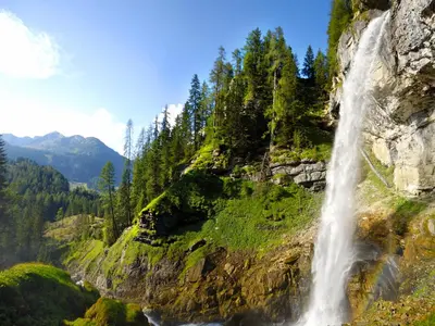 Naturlandschaft in der Nähe des Ferienhauses