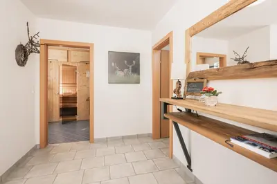 Küche/Küchenzeile in der Unterkunft Pistenblick Chalet