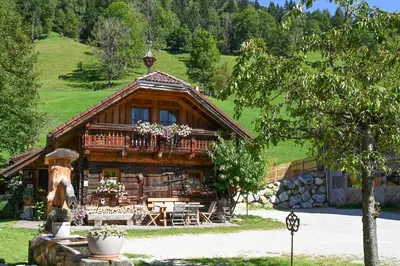 Naturlandschaft in der Nähe des Chalets