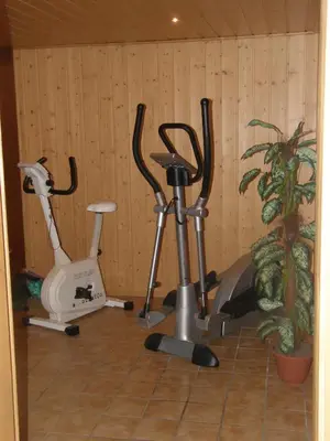 Das Fitnesscenter und/oder die Fitnesseinrichtungen in der Unterkunft Haus Sonja