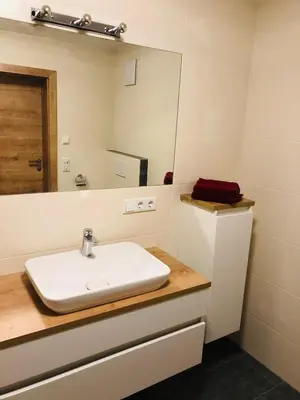 Ein Badezimmer in der Unterkunft Pernerhof