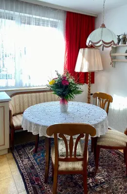 Ein Sitzbereich in der Unterkunft Apartment Linda