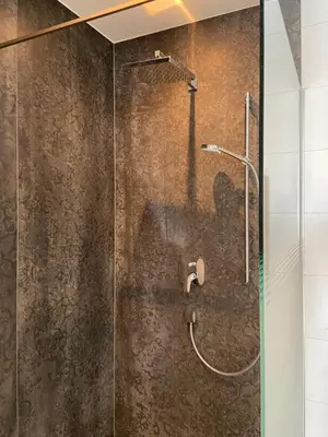 Ein Badezimmer in der Unterkunft Buchbergdomizil