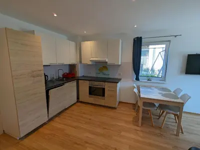 Küche/Küchenzeile in der Unterkunft Appartment Dutzler