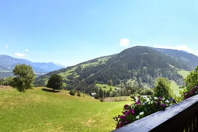Naturlandschaft in der Nähe des Bauernhofs