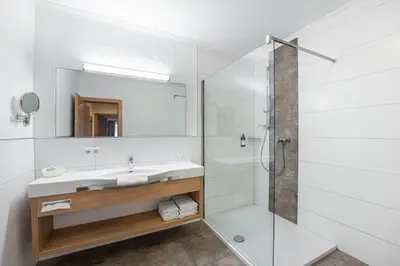 Ein Badezimmer in der Unterkunft Gasthof Hotel Andlwirt