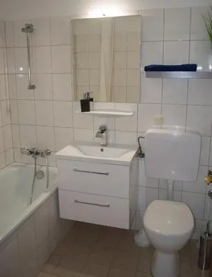 Ein Badezimmer in der Unterkunft Apartment Noemi