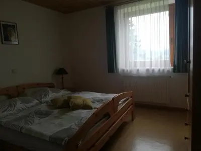 Ein Bett oder Betten in einem Zimmer der Unterkunft Am Mondseeblick