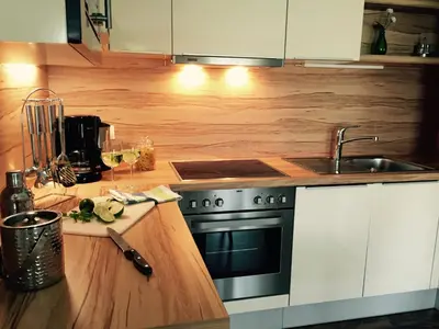 Küche/Küchenzeile in der Unterkunft Das Ferienhaus