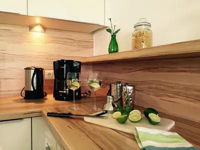 Küche/Küchenzeile in der Unterkunft Das Ferienhaus