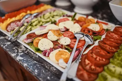 Essen in der Pension oder in der Nähe