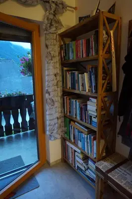 Die Bibliothek in der Ferienwohnung