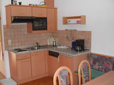 Küche/Küchenzeile in der Unterkunft Ferienwohnung 11 Planneralm