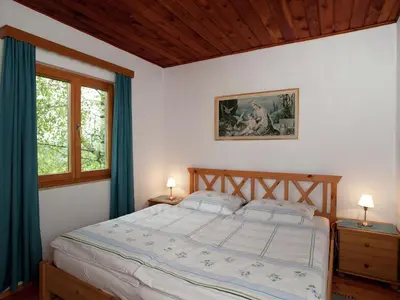 Ein Bett oder Betten in einem Zimmer der Unterkunft Chalet Monika
