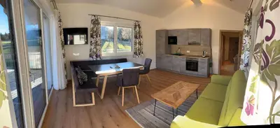 Küche/Küchenzeile in der Unterkunft Appartements Blumenwiese