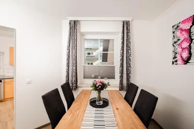 Ein Sitzbereich in der Unterkunft Leonhardsblick Appartements