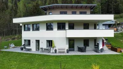 Das Gebäude in dem sich die Ferienwohnung befindet