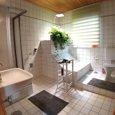 Ein Badezimmer in der Unterkunft Apartment in Historic Town House