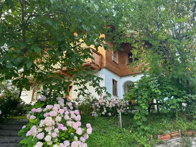 Ein Garten an der Unterkunft Ferienwohnung Mariana