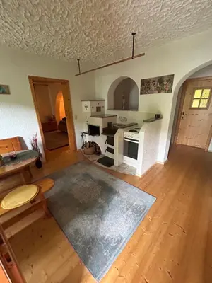 Küche/Küchenzeile in der Unterkunft Ferienwohnung Mariana